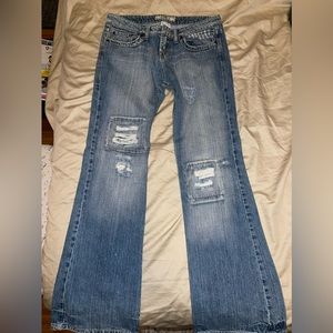 Vintage flare patch ymi low waist jeans